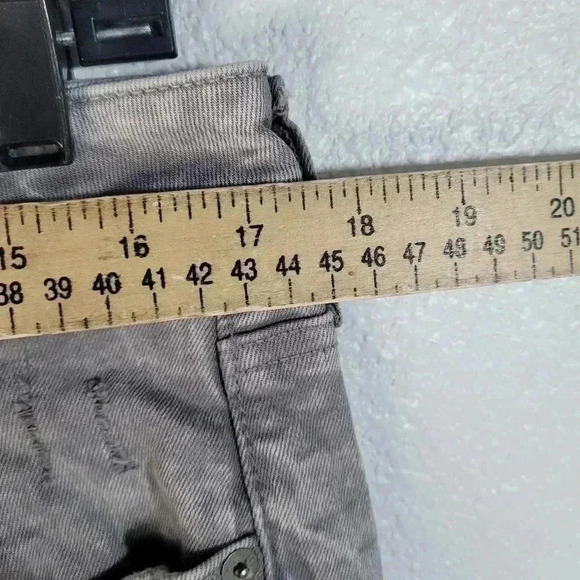 Distressed American Eagle Men’s Move Free Slim Jeans Airflex+ Size 34x32 Gray - Picture 10 of 11